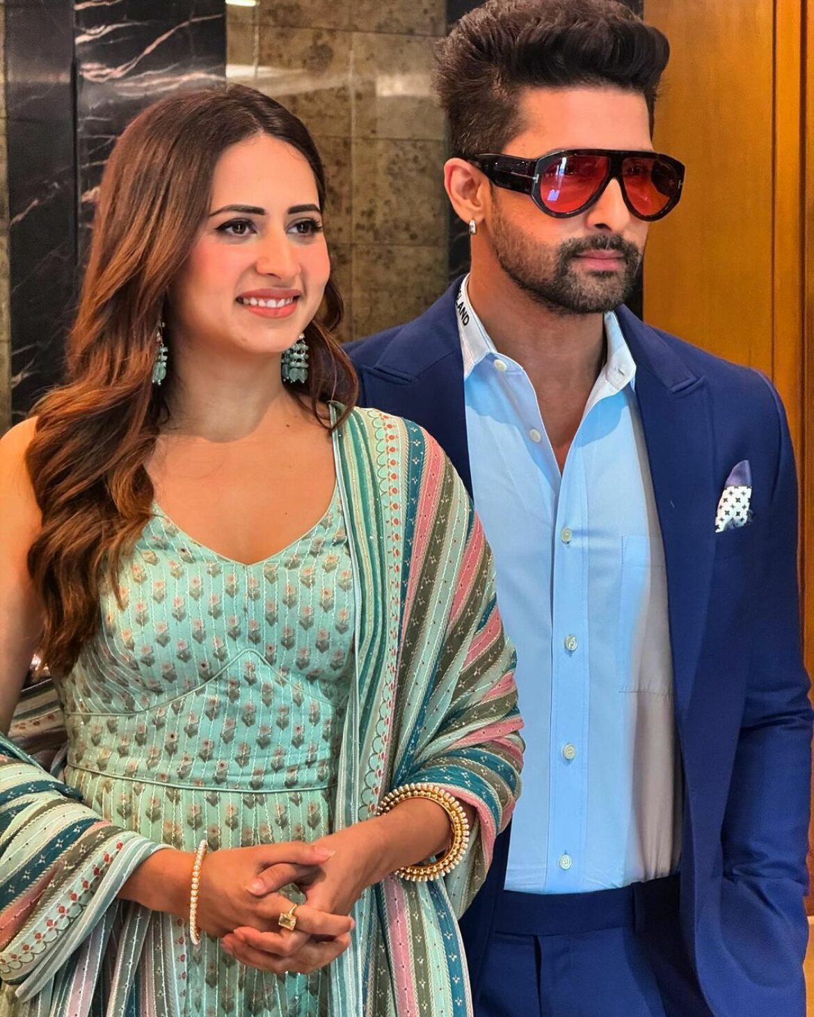Ravi Dubey and Sargun Mehta