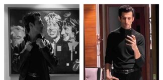 Sidhant Gupta Stuns in Armani Black Monochrome Leather Outfit. Sidhant Gupta