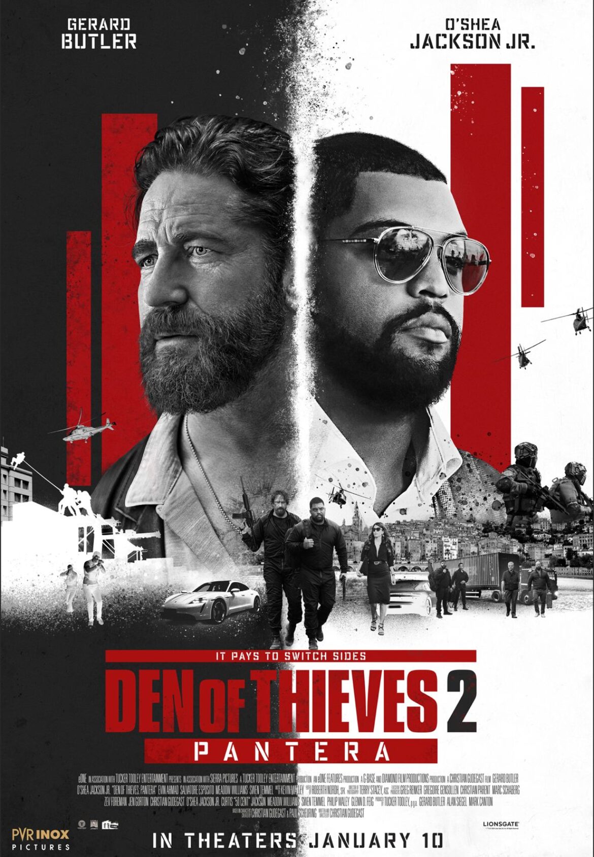 Gerard Butler and O'Shea Jackson Jr. Return in Den of Thieves 2.